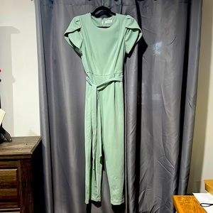 Calvin Klein Size 12 Light Green Jumpsuit